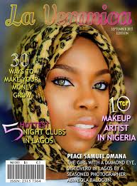 Multicoloured Eyed Girl, Peace Omana, Covers Laveronica Magazine Latest  Issue