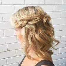 38 Getting Smart With Half Up Half Down Wedding Hair Medium Length Bridesmaid Braid Medium Length Hair Styles Bridesmaid Hair Medium Length Medium Hair Styles