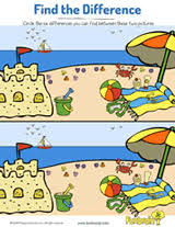 trouve les differences free visual discrimination activities printable activities for kids visual discrimination