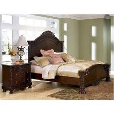 Ashley north shore king bedroom set. B553 158 Ashley Furniture North Shore Dark Brown King Panel Bed