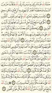 سورة الحج الجزء السابع عشر الصفحة 336 quran verses verses quran