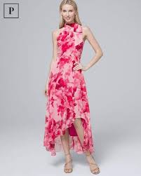 Whbm Petite Floral Print Soft Maxi Dress Floral Petite Whbm Dresses