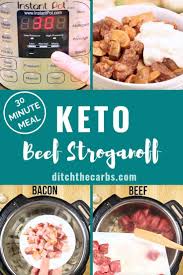 These instant pot meatballs are the easiest way to make meatballs ever. Keto Beef Stroganoff In The Instant Pot Video Ditch The Carbs