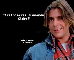 JOHN BENDER BREAKFAST CLUB MOVIE QUOTE REAL DIAMONDS PUBLICITY PHOTO ALL  SIZES