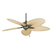 Ceiling Fan Without Light In Antique Brass Finish Fp7500ab Destination Lighting