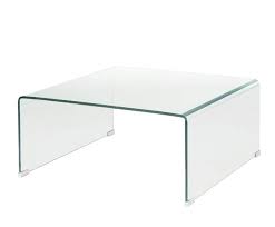 The addition of a bent glass coffee table to a room creates beauty as well as versatility. Bent Glass Coffee Table Square