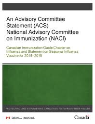 canadian immunization guide chapter on influenza and