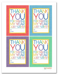 The most common free printable thank you tag material is paper. Free Printable Teacher Appreciation Tags I Should Be Mopping The Floor