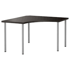 linnmon alex table black brown gray ikea corner table brown living room decor home office furniture sets