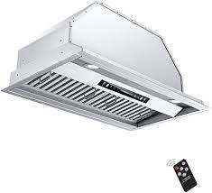 Wall mounted range hood is constructed of premium 430 stainless steel. Amazon Com Iktch 30 Inch Built In Insert Range Hood 900 Cfm Ducted Ductless Convertible Duct Stainless Steel Kitchen Vent Hood With 2 Pcs Adjustable Lights And 2 Pcs Baffle Filters With Handlebar Ikb02 30 Appliances