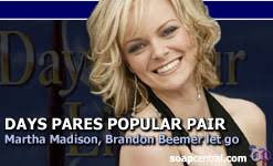 Brandon Beemer, Martha Madison fired in latest DAYS cutss