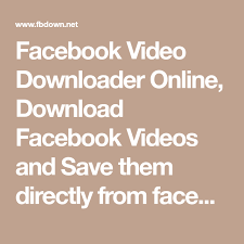 Facebook is a great portal to the internet, but it's not all the web has to offer. Facebook Video Downloader Online Download Facebook Videos And Save Them Directly From Facebook To Your Computer Or Mobile Facebook Video Best Facebook Videos