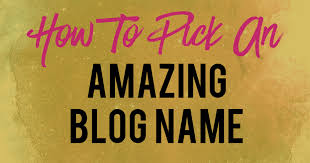 Here are a few examples of bloggers that've used humor to decide how to name a blog that sets the tone for their. How To Pick An Amazing Blog Name With Real Examples