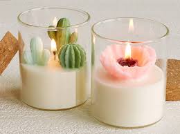 Papel crepe tijera cinta brochettes (palitos). Velas Suculentas Y Cactus Manualidades