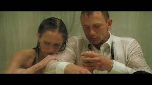 James Bond Shows His Softer Side Casino Royale Shower Scene Playlist Casino Royale Casino Royale Movie Bond Movies