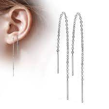 lange edelstahl ohrringe hangend fur damen edelstahl ohrringe ohrringe ohrringe hangend