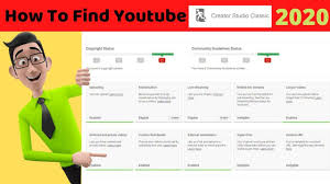 How To Find Youtube Creator Studio Classic 2020 Creator Studio Youtube The Creator