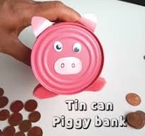 Tin can Piggy bank