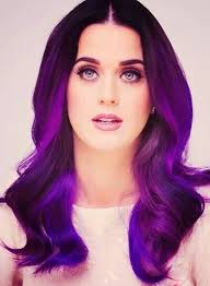 Katty Perry Hair Color Purple Dark Purple Hair Katy Perry Purple Hair