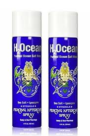 Best Piercing Aftercare H2ocean Piercing Aftercare Spray 4 Ounce Pack Of 2 Sterile Piercing Aftercare Sea Salt Spray Tha Piercing Aftercare Aftercare Spray