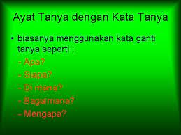 Kata tanya sekolah rendah created using powtoon free sign up at www.powtoon.com/youtube/ create. Ayat Boleh Dibahagikan Kepada 4 Jenis Ayat Penyata