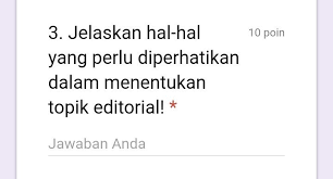 Pengertian, ciri, struktur, dan contoh. Bahasa Indonesia Indonesia Kelas 12 Sma Teks Editorial Jawab Ya No 3 Essay Anak Sma Dan Jenius Brainly Co Id