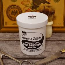 Black White Genuine Pluko Hair Dressing Pomade Black White Hair Oil Based Pomade Pomade Shop