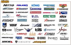 The majority of their rims are steels, cast aluminum or two piece cast center forged barrel. Car Wheel Brand Logos