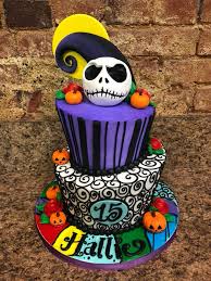 Jack skellington the nightmare before christmas edible cake topper image. Jack Skellington Birthday Cake Say It With Sugar Cake Shop Facebook