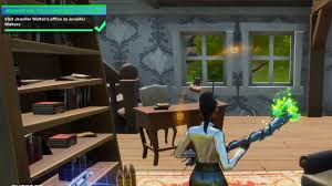 Последние твиты от fortnite 🇫🇷 officiel (@fortnitefr). Fortnite Chap 2 S 4 Jennifer Walters Awakening Challenge Visit Jennifer Walter S Office As Jennifer Youtube