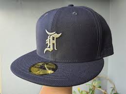 Original New Era X Fear Of God Fog Navy Size 7 3 8 Men S Fashion Accessories Caps Hats On Carousell