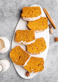 These pumpkin cheesecake muffins combine perfectly spiced pumpkin muffins with cream cheese filling. Pumpkin Bread With Cream Cheese Icing Gimme Delicious