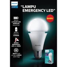 Jual lampu led philips watt led bulb philips. Philips Lampu Led Emergency Rechargeable 7 5w 6500k Putih Shopee Indonesia