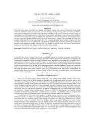 Berikut ini adalah contoh soal bahasa indonesia pilihan ganda tentang teks ulasan beserta kunci jawabannya untuk kelas 8/viii smp. Pdf Ulasan Artikel Kuantitatif Sains Sosial