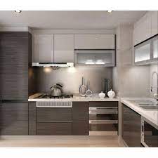 Minimalist l shaped kitchen design 26. Wooden L Shape L Shaped Modern Modular Kitchen Kitchen Cabinets Rs 1000 Square Feet Id 21216611691