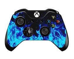 Compré la xbox one s mas barata de amazon ❘ unboxing. Skinown Xbox One Controller Skin Blue Flame Blue Fire Sticker Vinly Decal Cover For Microsoft Xbox One Dualshock Wireless Con Xbox One Xbox One Controller Xbox