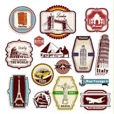 Retro Weinlese Reise Koffer Aufkleber Von 15 Luggage Labels Aufkleber Set Amazon De Kuche Haushalt Aufkleber Koffer Basteln Aufkleber Drucken