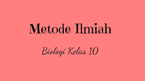 Check spelling or type a new query. Metode Ilmiah Biologi Kelas 10 Youtube