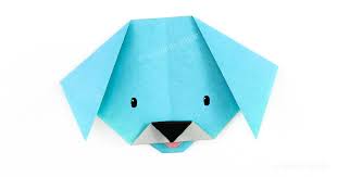Now the fun part painting. How To Fold An Easy Origami Dog Face 1 Folding Instructions Origami Guide