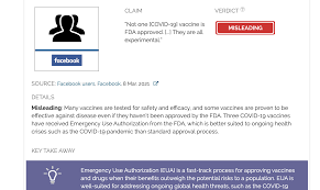 Check spelling or type a new query. Covid 19 Vaccines Received Emergency Use Authorization From The Fda After Clinical Trials Demonstrated That They Are Safe And Effective Covid 19 Vaccines Aren T Experimental Health Feedback