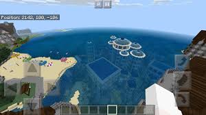 Build a platform above the place that you want to build your base (flat surface recomended from underneath) · use any gravity affected block (like sand) and make . Minecraft Beach And Underwater City Album On Imgur