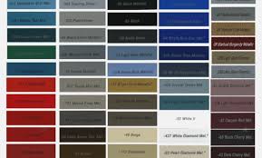 45 Specific Macco Paint Colors Chart