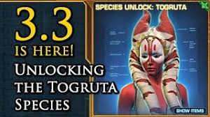 We're unlocking the nautolan species for free to anyone who is a . Swtor 3 3 New Togruta Species Race How To Unlock It And Brief Thoughts Youtube
