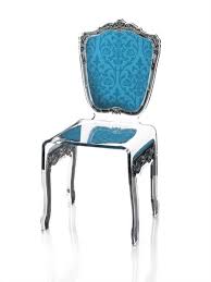 Chenbyyao stretch style européen siamois de quatre lots de baroque,housse de chaise salle à manger extensible pour un ajustement universel étirable durable pour banquet hôtel décor de restaurant. Chaise Acrylique Baroque Bleue Acrila Chaise Acrylique Chaise Baroque Chaise De Salle A Manger