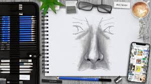 Create a circle, and attach a triangular shape on the top of it, without the bottom of it. How To Draw A Nose Step By Step Easy Shop Nil Tech