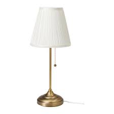 Arstid Tischleuchte Messing Weiss Ikea Deutschland Ikea Lamp Table Lamp Brass Table Lamps