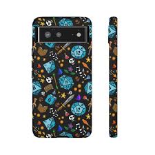 Dungeons and Dragons Tough Phone Case, Black, iPhone 13 12 11 Pro Max Xr Xs  Max Mini 8, Google Pixel 6 5, Samsung Galaxy S22 S21 S20 S10