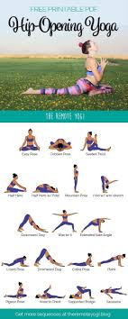 Hip Opening Yoga Flow Sequence Pdf Free Printable Download Hip Opening Yoga Yoga Flow Sequence How To Do Yoga