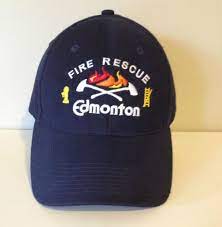 Edmonton Fire Rescue Dept Hat Cap Alberta Canada Fire Fighting Alberta Fire Rescue Firefighter Rescue