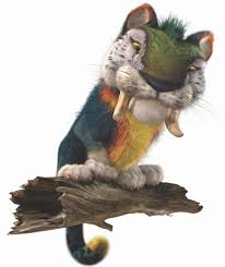Macawnivore With The Body Of A Small Tiger An Over Sized Head And The Colorization Of A Macaw Parrot The Macawnivore Is An Imposin Animals Cats Cute Animals